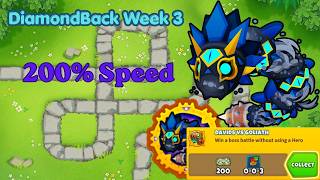 DiamondBack Elite (Week 3), 2x speed boss, how do we do? (Bloons TD 6)