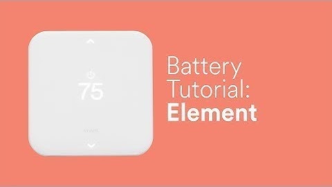 Element Battery Replacement