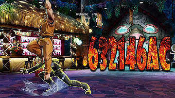 KOF XV: ROCK - EX Command Grab !