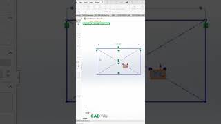 3 point Center rectangle #cadyogi #shorts #solidworks #mechanicalengineering #solidworkstutorial
