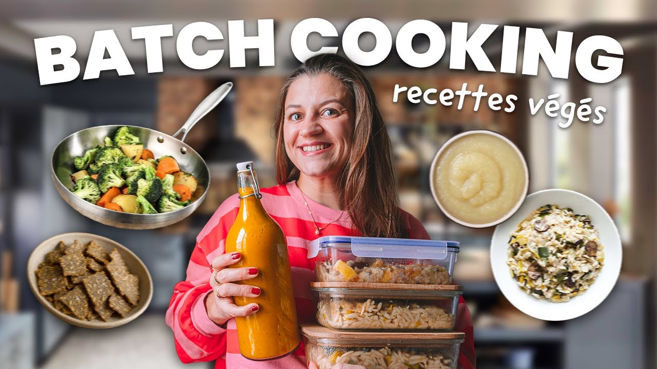 Batchcooking d'automne/hiver débutant et facile : meal prep avec 5 recettes économiques en 2h