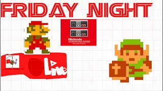 FRIDAY NIGHT NES classic nintendo switch online live!!!!