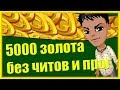 Аватария  5000 золота без читов и программ