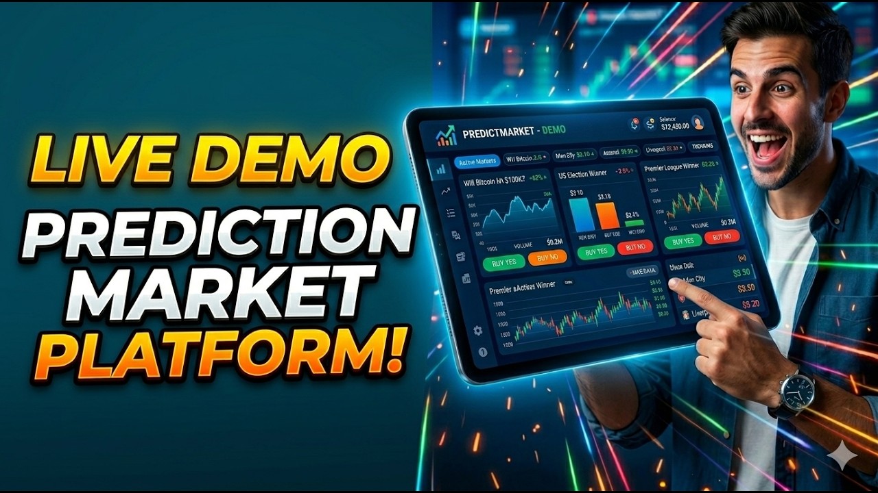 Prediction Market Platform Full Demo - Pixel Web Solutions - YouTube