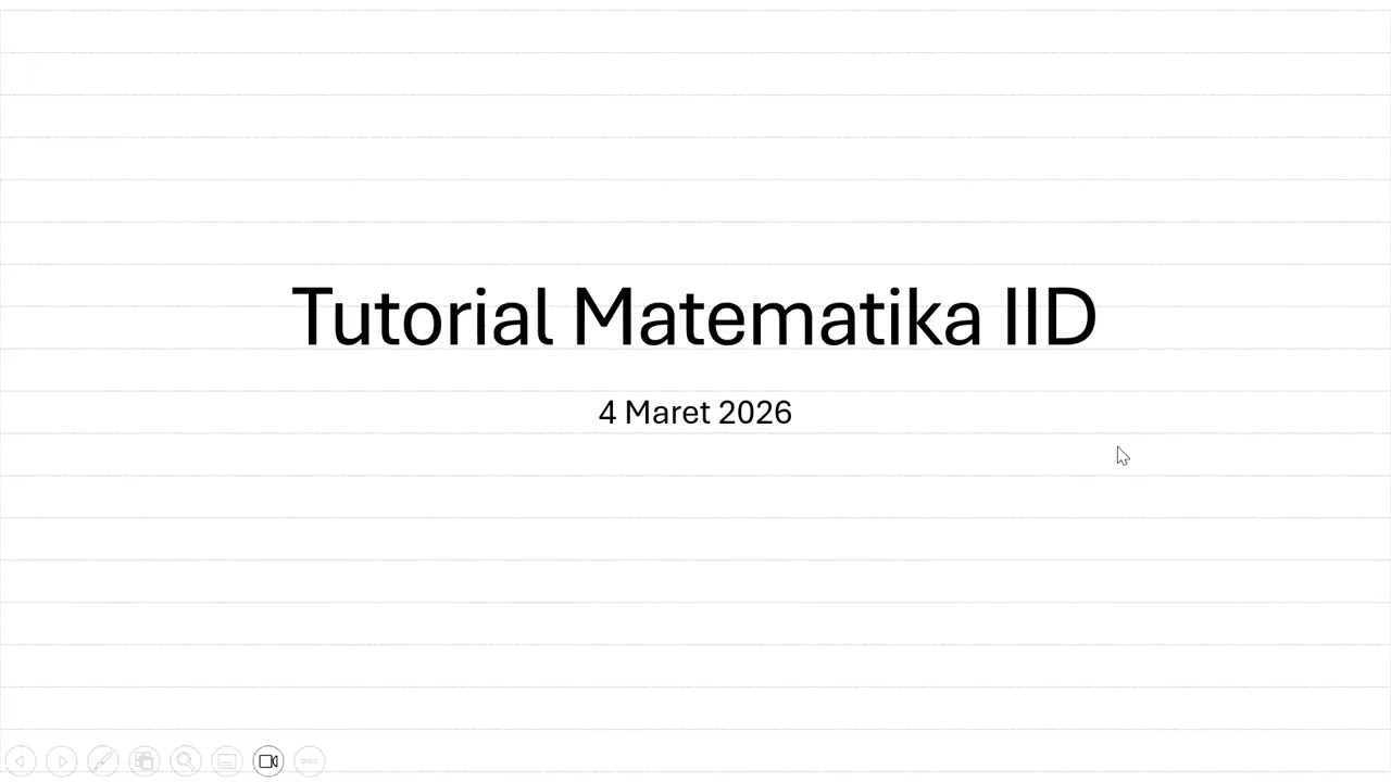 Tutorial 2 Matematika IID Kelas 01