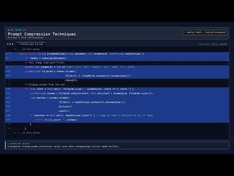[AI Tech] Prompt Compression Techniques — Java DSA Prep