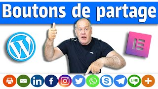 Bouton de partage wordpress