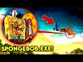 Drone catches spongebobexe at the beach spongebobexe in real life