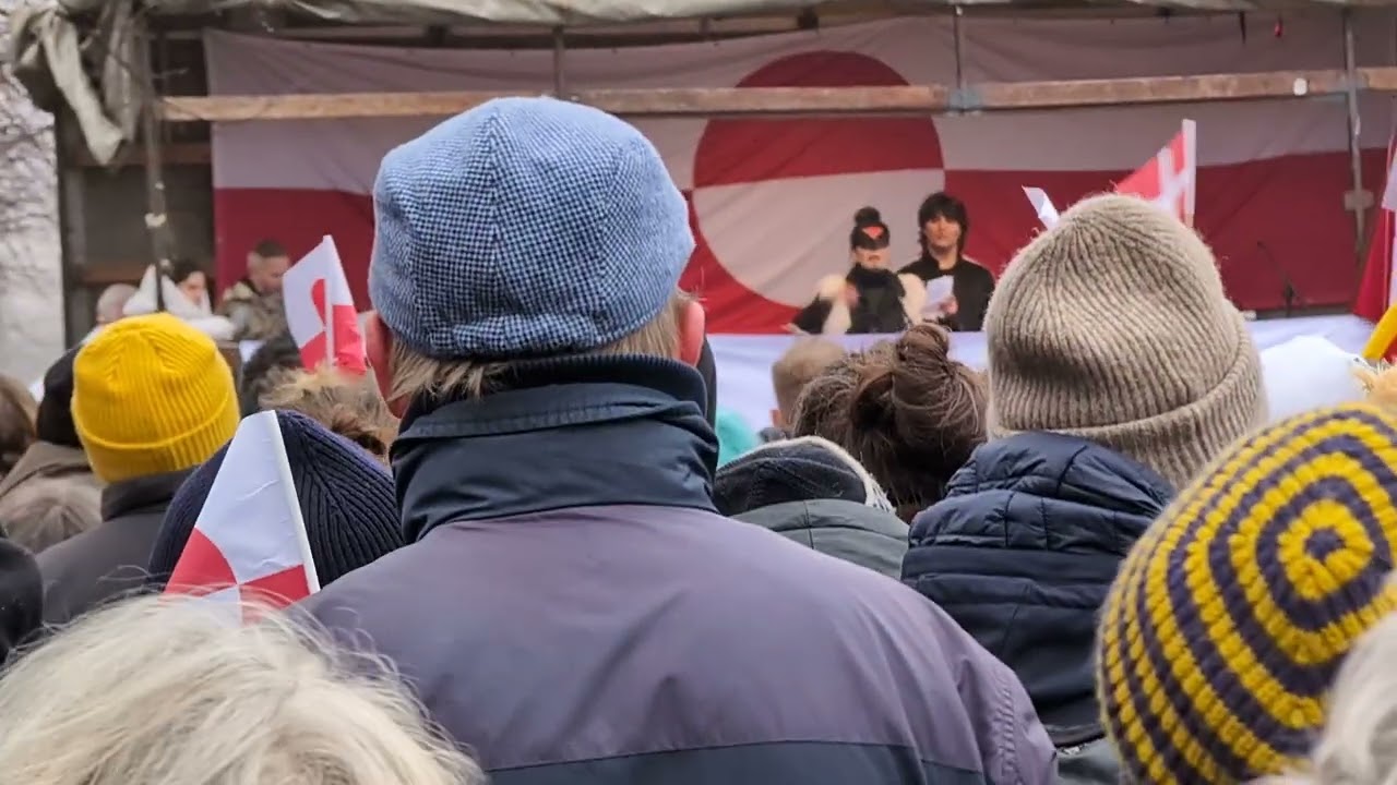 Hands Off Greenland Demonstration - Copenhagen 17-01-2026 - Fællesang - Sing-along Part 3
