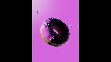 1st  3D Donut Animation | Blender