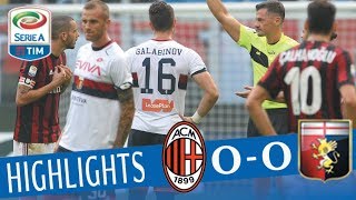 Milan-genoa 0-0 milan (3-4-2-1): g. donnarumma; zapata, bonucci,
rodriguez; borini, kessie, biglia, bonaventura (dal 22' s.t.
calabria); suso, calhanoglu (da...