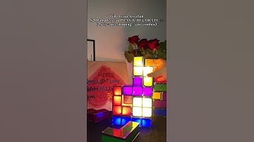 A Must-Have Invention #tetris #lamp #nostalgia #ShopVideoCarnival