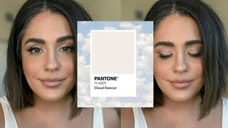 Pantone Color of the Year 2026: CLOUD DANCER Makeup Look 🤍✨