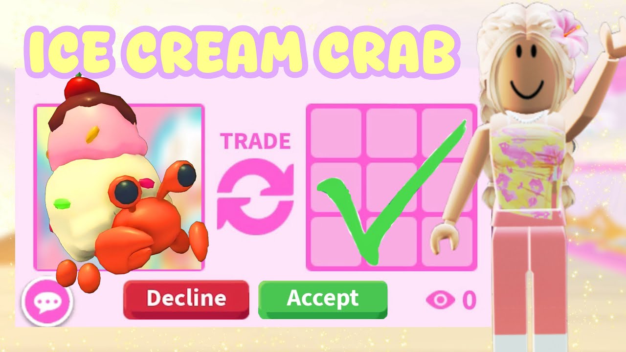TRADE my MEGA ICE CREAM HERMIT CRAB in Adopt Me!?