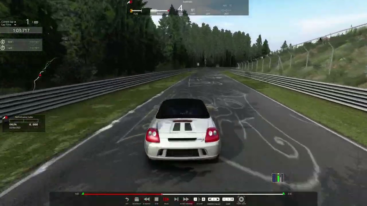 Toyota MR 2 Sur le Nordschleife - Assetto Corsa