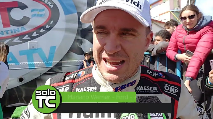 Werner habló sobre la falla que lo dejó sin la victoria en el TC San Luis