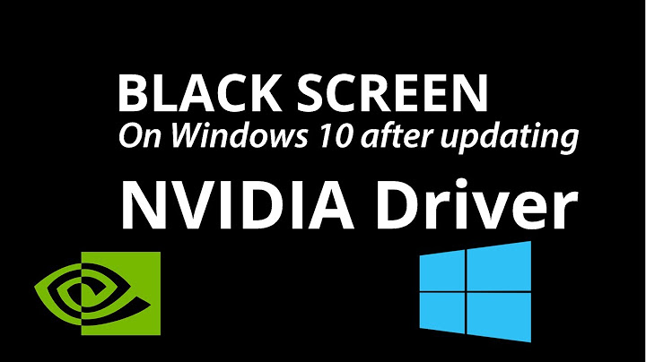 Black Screen On Windows 10 after updating NVIDIA Driver | Problem Fixed 100% | RDIam