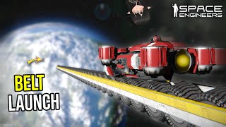 Can a Conveyor Belt Launch Ship to Space, Space Engineers