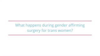 Gender affirming surgery for trans women   Dr Helen Webberley