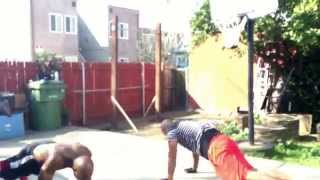 Physikue.com 30 day challenge Burpee jacks and burpee thigh slap
