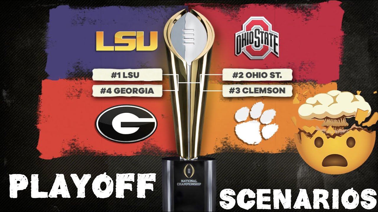 4 CRAZY college football playoff scenarios that would cause CHAOS 🤯 ...
