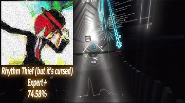 Passing the most cursed map on beat saber!!