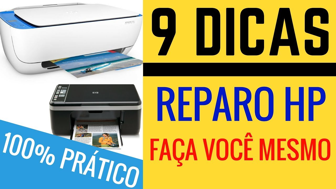 Impressora HP , 9 Dicas para Você mesmo Consertar - YouTube