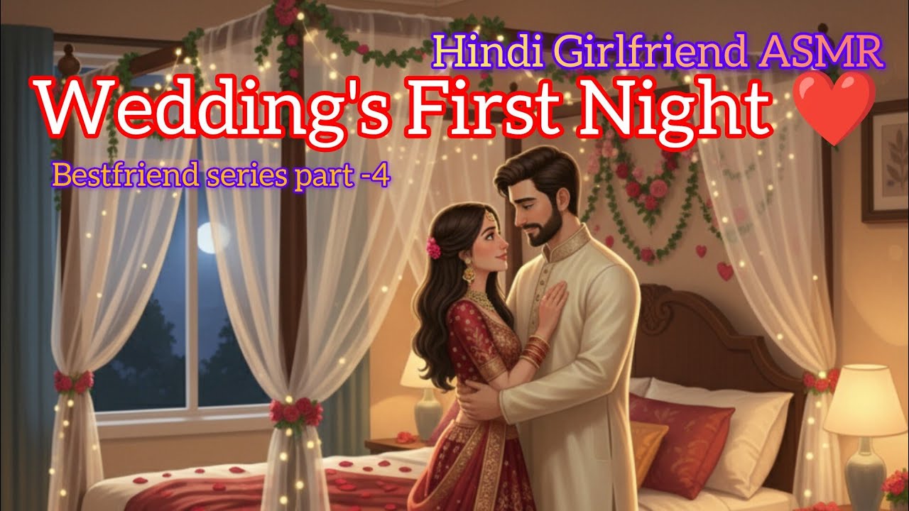 Wedding's First Night 👉🏻👈🏻🌹| Hindi Girlfriend ASMR (F4M)✨ | Bestfriend part 4 the last one .... 