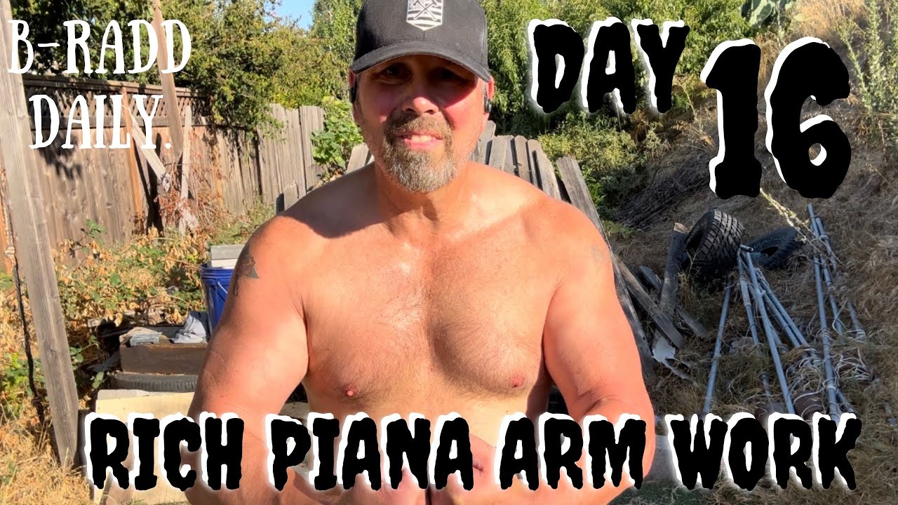 October 5, 2023 day 16 Rich Piana arm workout. YouTube