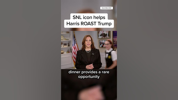 SNL icon helps Harris ROAST Trump