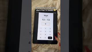 I “love” my mornings 🙄 #alarmclock #wakeup #heavysleeper #earlymorning #math