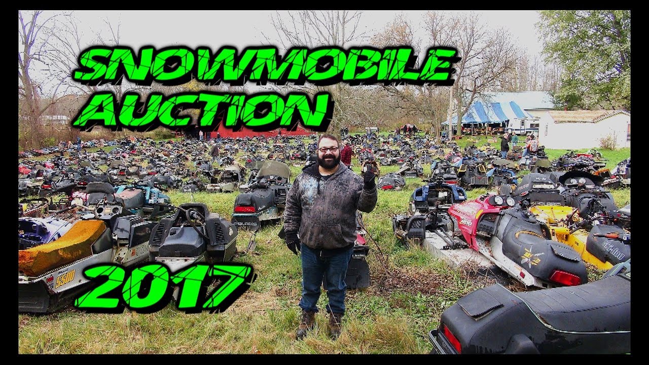 Snowmobile Auction 2017 YouTube