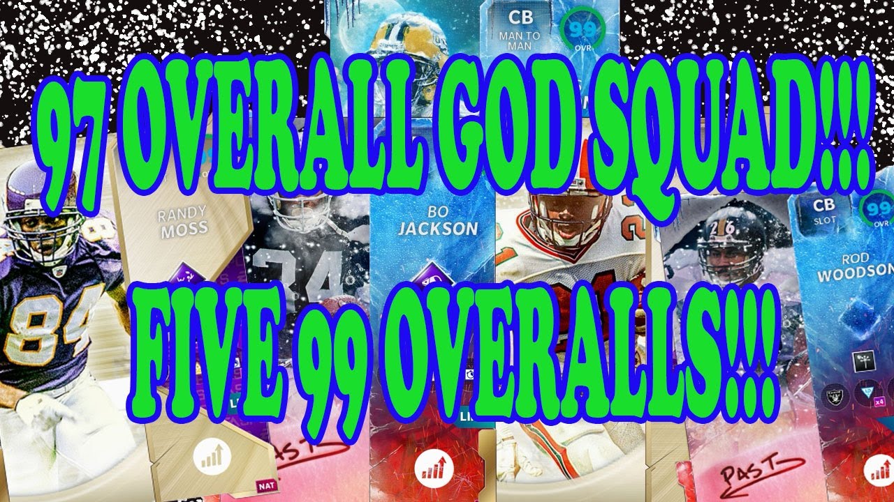 97 Overall God Squad!!! FIVE 99 Overalls!!!- Madden 21 Ultimate Team