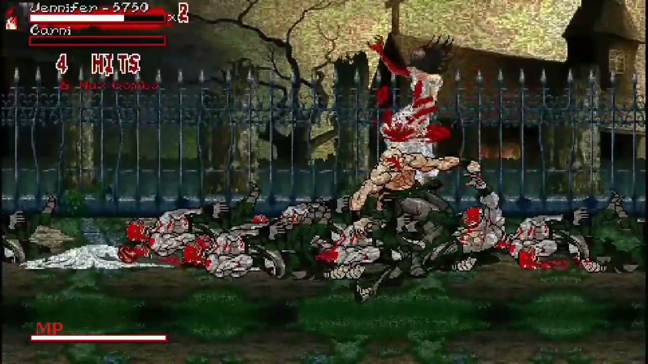 Xtreme Gore OpenBOR Game! Jennifer! SNES Classic! OpenBOR Xtreme! Debug Fixed Version!