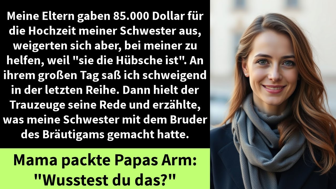 Meine Eltern gaben 85.000 Dollar für die Hochzeit meiner Schwester aus, weigerten sich aber,