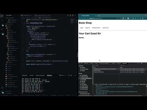 React/Redux E-commerce App: Persisting Guest Cart in Session (or local) Storage