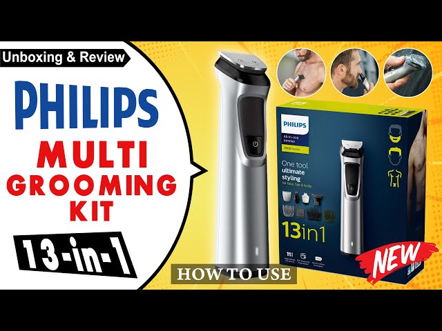 Philips Series 7000 MG7715/15 - Trimmer universal, 13en1