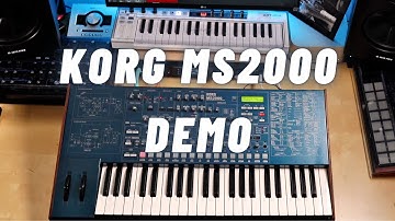 Korg MS2000 Demo (No Talking)