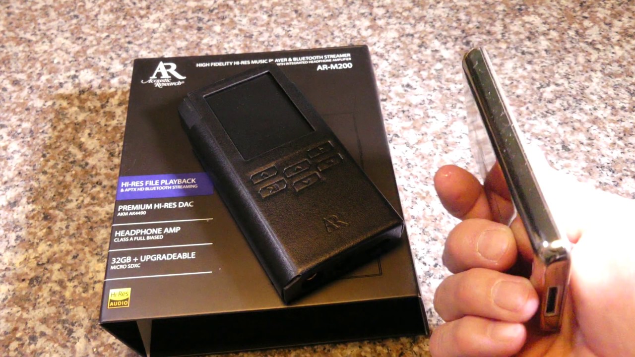 ポータブルプレーヤー Acoustic Research AR-M200 [32GB] Acoustic Research AR-M200 – e☆イヤホン