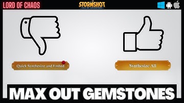 Stormshot Gemstone System How to OPTIMIZE & Why You Shouldn