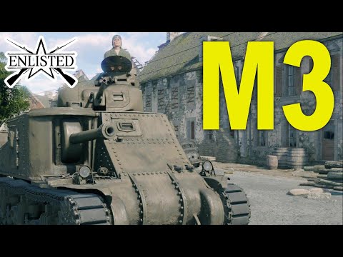 連合軍の「中戦車 M3 リー」は車体と砲塔と銃塔の豪華三段重ね！ #685
