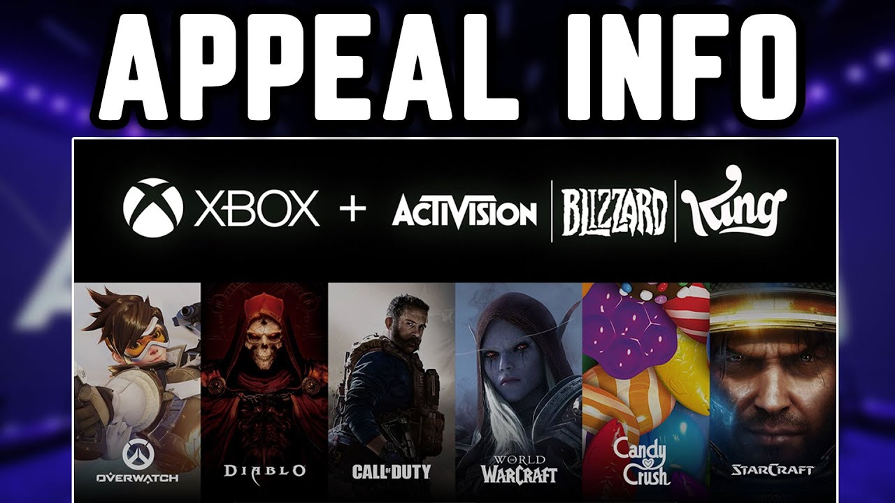 Xbox Activision DEAL Appeal Information RELEASED YouTube