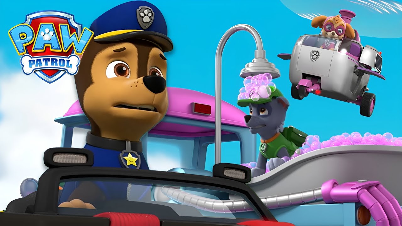 Rocky är tvungen att ta ett BAD! - PAW Patrol På Svenska Tecknad film för barn