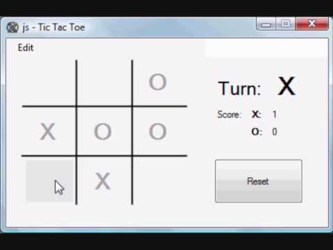 Visual Basic 2008 - TicTacToe - js