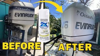Outboard Motor Paint! & New Decals! The Cheap & Easy Way!