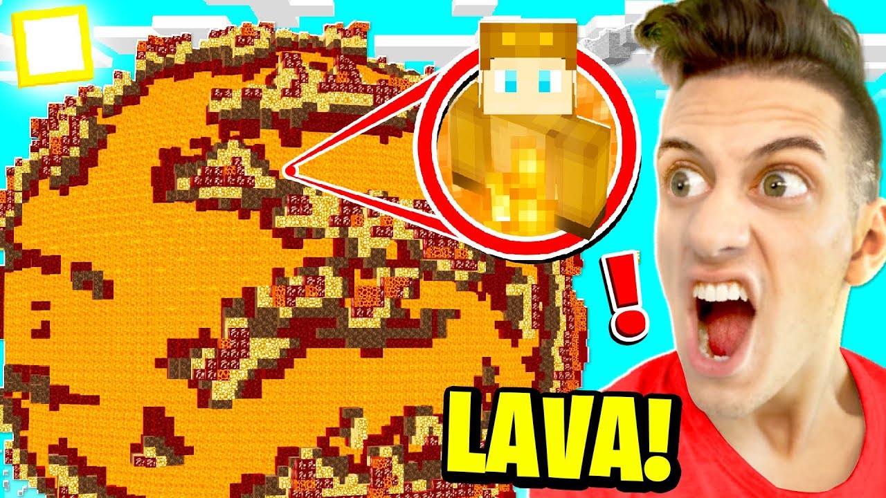 SURVIVING ON A LAVA PLANET IN MINECRAFT!