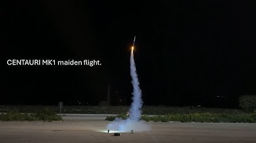 Thrust Vector Control rocket "CENTAURI" maiden flight  | Hades Aerospace