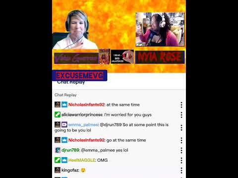 Vickie Guerrero Pukes live on Twitch.