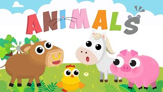 Animal Friends #1 - Farm Animals - Horse, Pig, Sheep, Cow, Rabbit, Chicken | Candybots Games screenshot 5