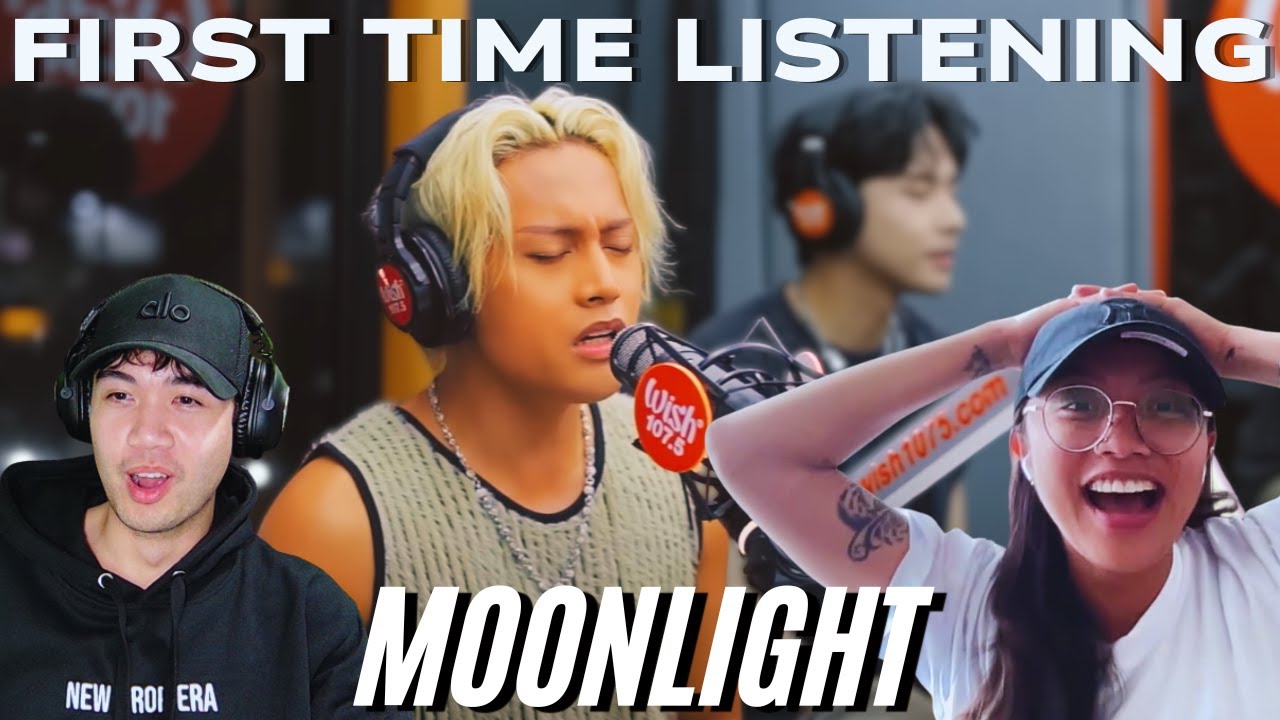 First Time Listening to SB19 -"Moonlight" Live on Wish 107.5 Bus!